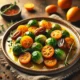 Caramelized Brussels Sprouts with Dates & Kumquats